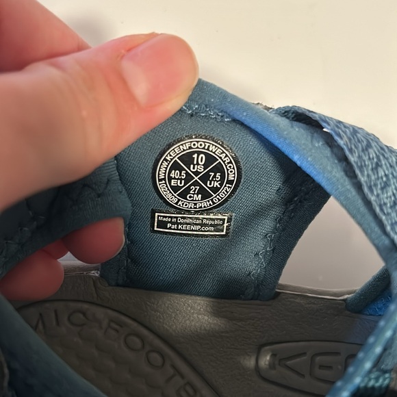 Keen Whisper Sandal smoke blue women’s size 10 EUC - Picture 10 of 16